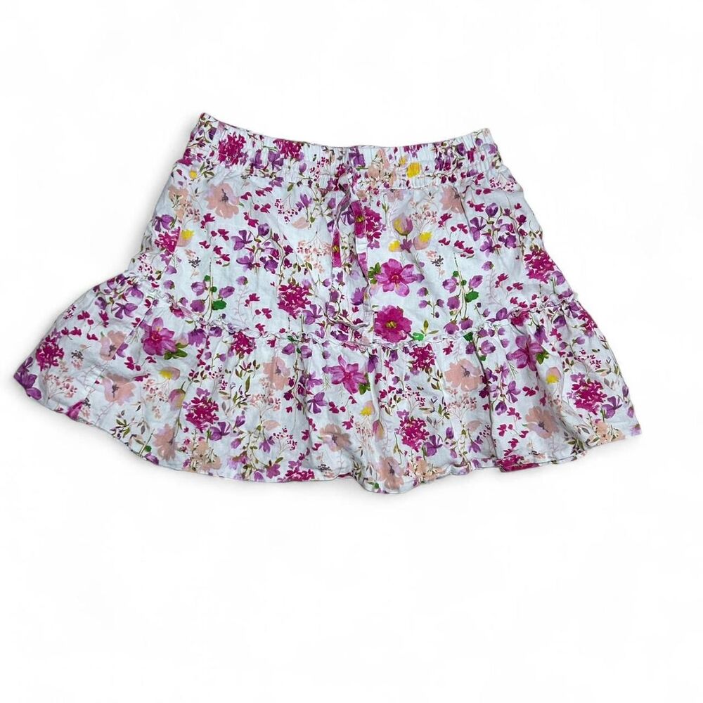 Land 'n Sea floral ruffle skirt